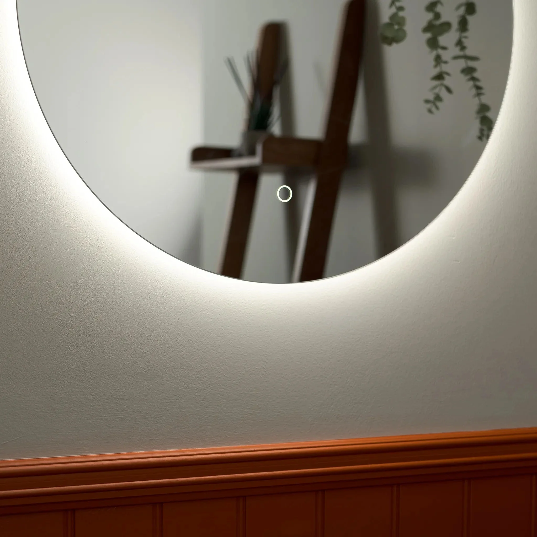 Savannah Round Backlit LED Bathroom Mirror - Image 4