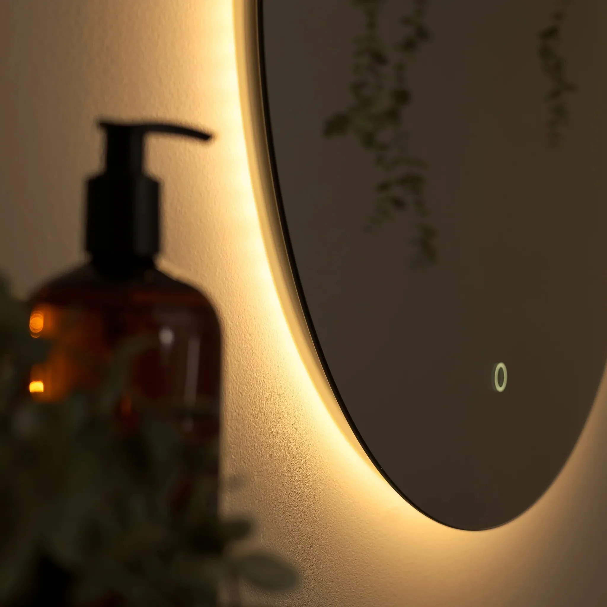 Savannah Round Backlit LED Bathroom Mirror - Image 5