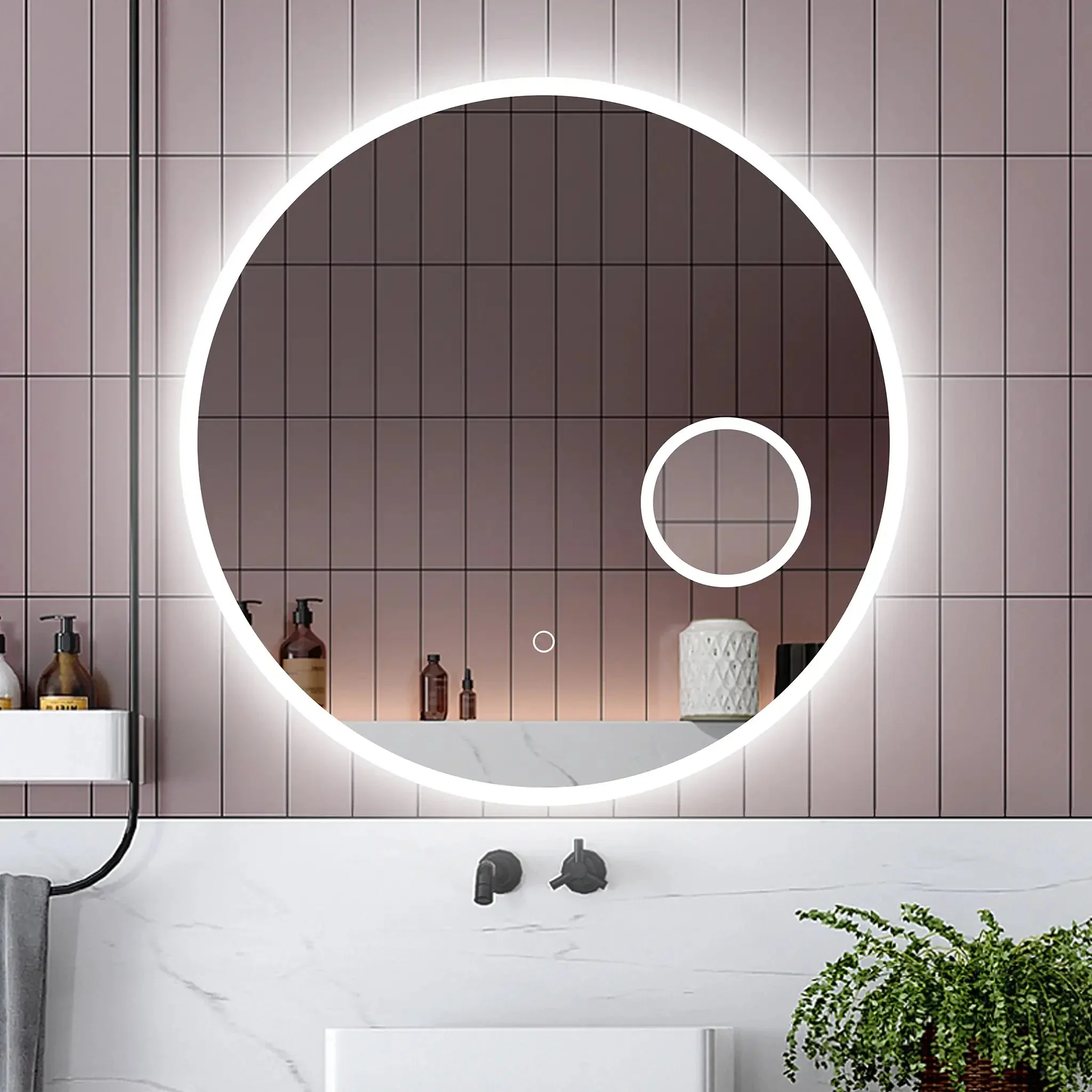 Stockholm Round LED Bathroom Mirror - Image 3