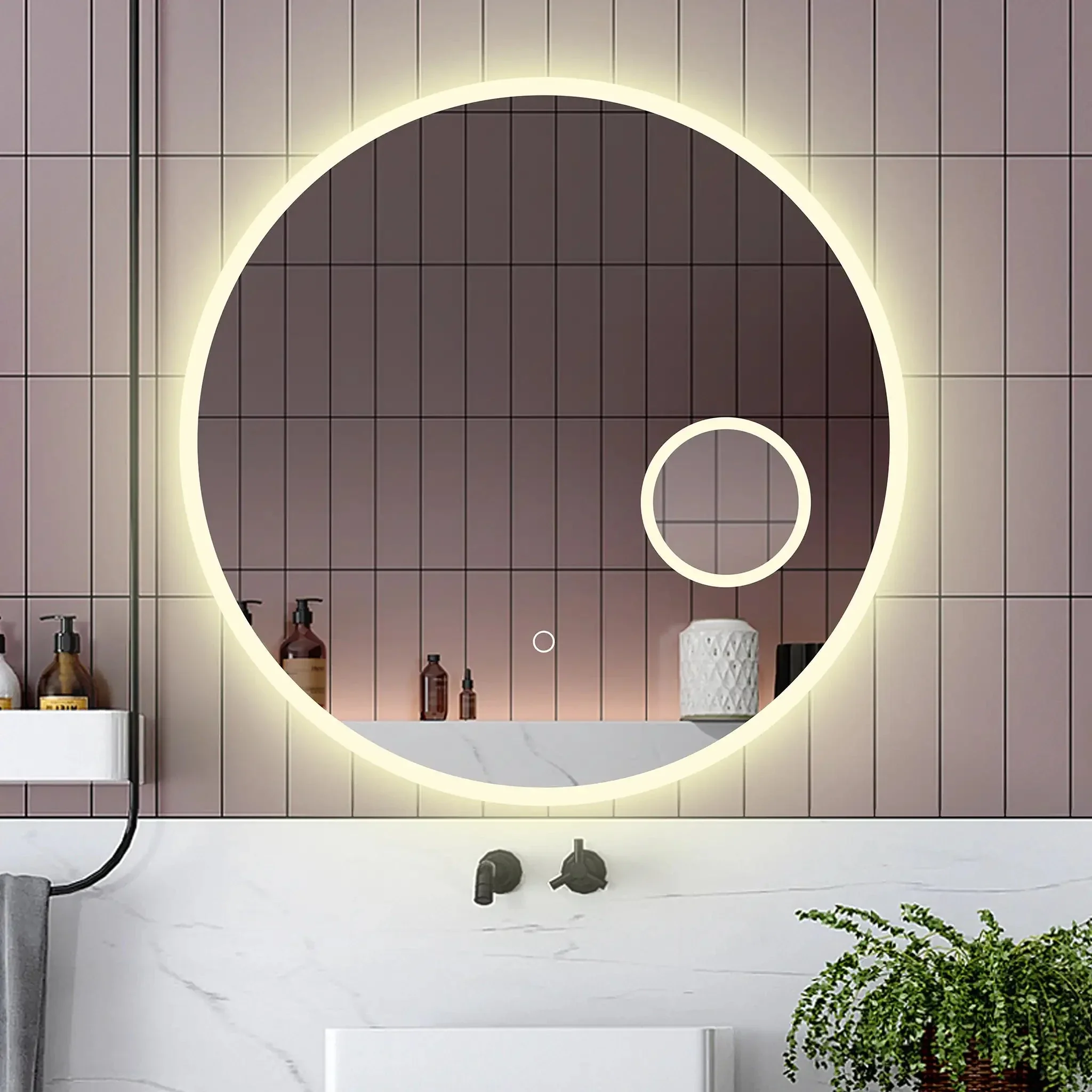 Stockholm Round LED Bathroom Mirror - Image 4