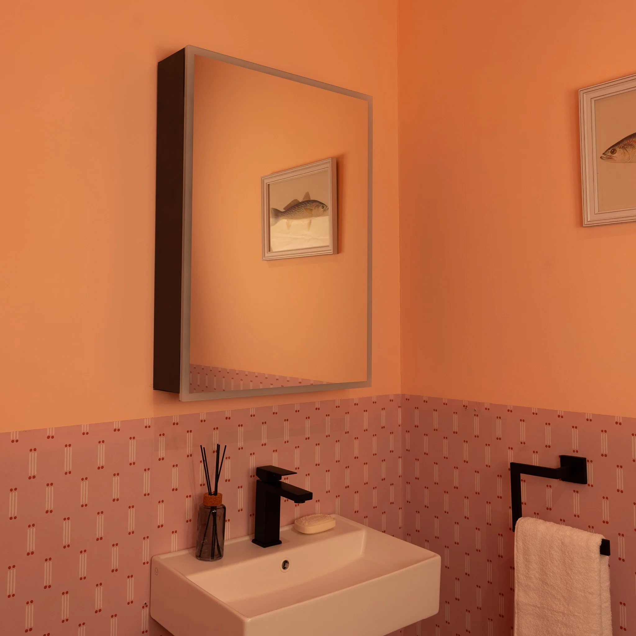 Verve Rechargeable Battery 500x700mm LED Mirror Cabinet - Image 11